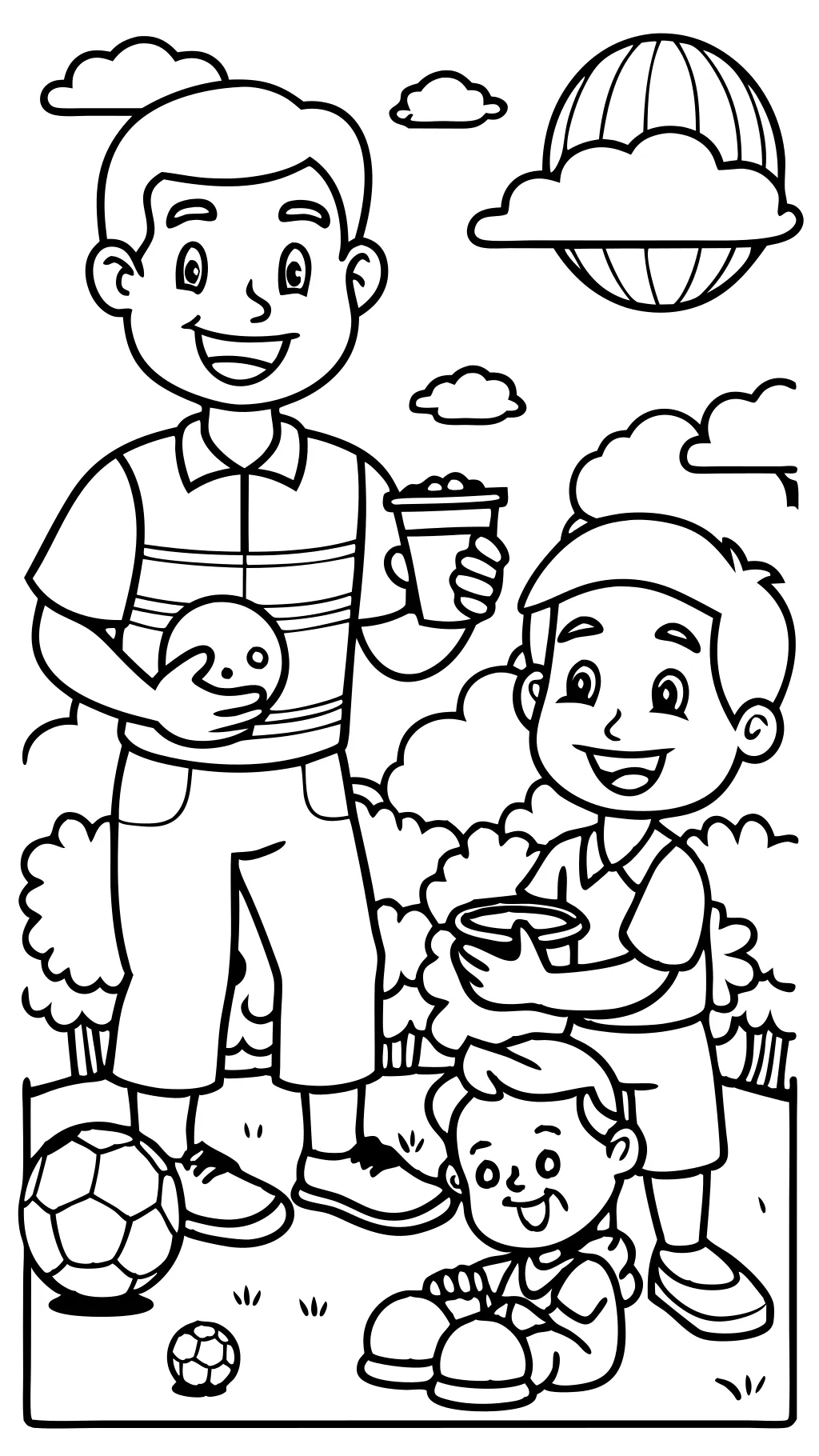 dad coloring pages